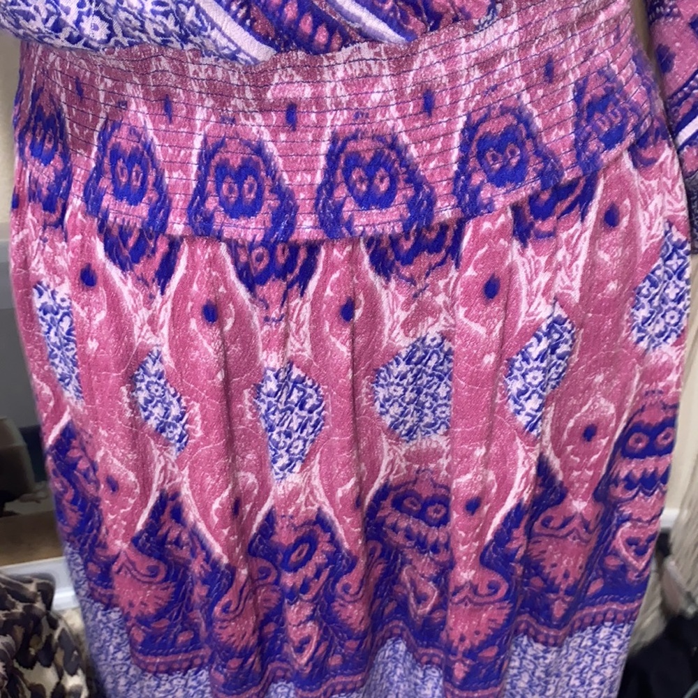 Free People Bohemian She’s a Lady Midi Dress - Picture 7 of 15